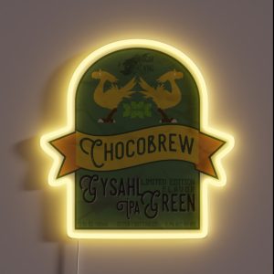Chocobrew Gysahl Green IPA RGB Neon Sign
