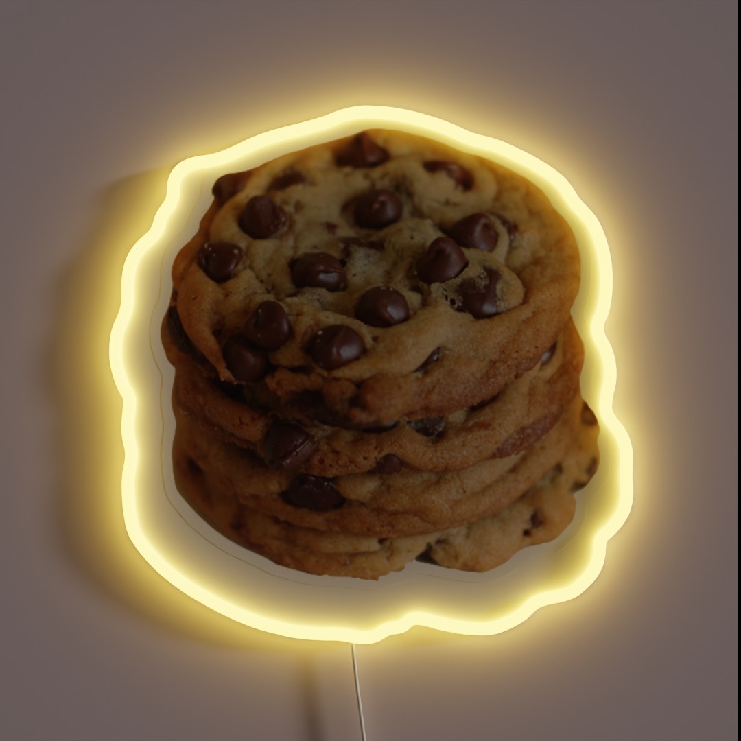 Chocolate Chip Cookies RGB Neon Sign Chocolate Chip Cookies RGB Neon Sign
