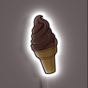 Chocolate Ice Cream RGB Neon Sign