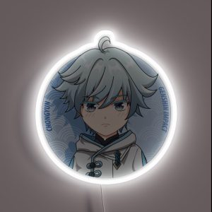 Chongyun Genshin Impact Fanart RGB Neon Sign