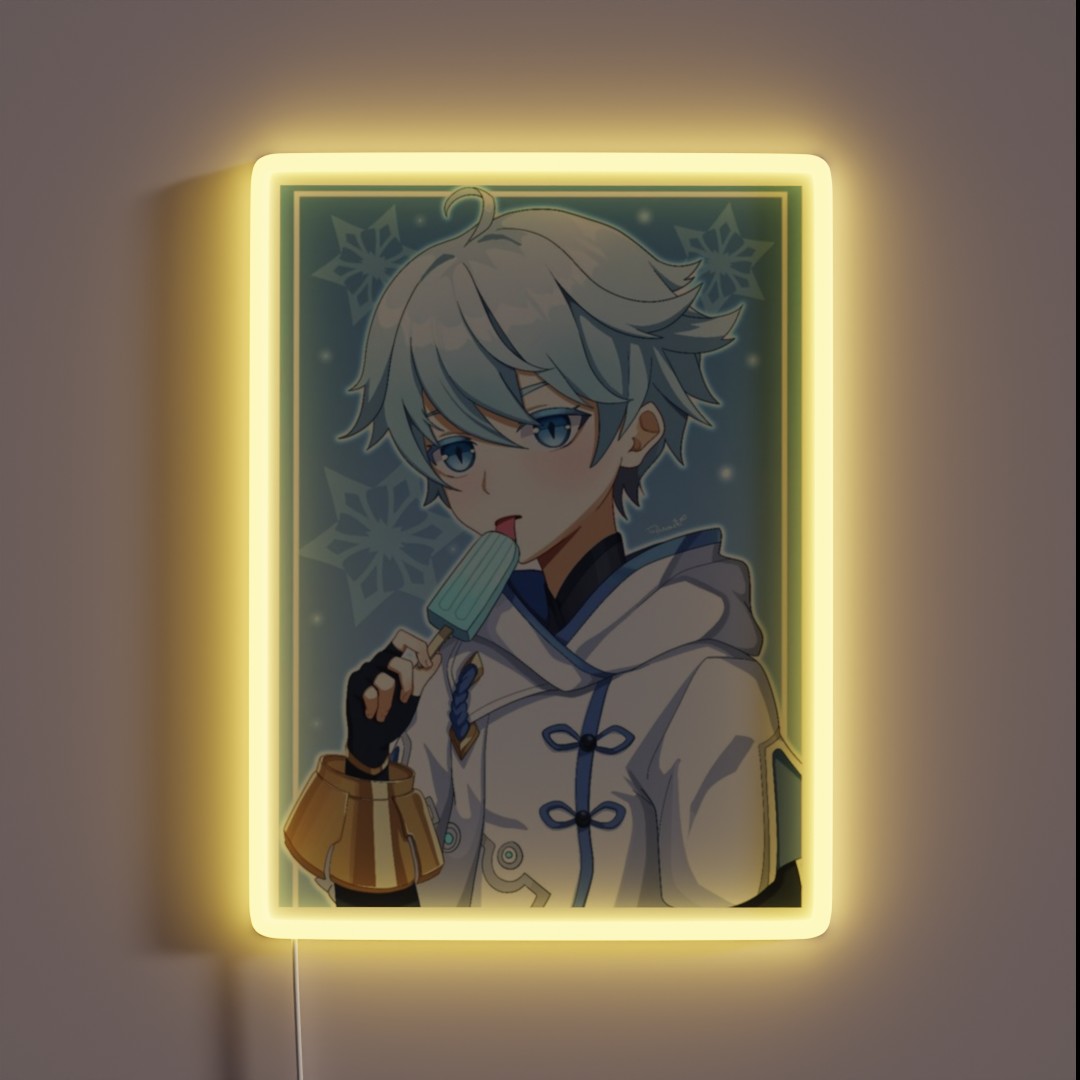 Chongyun Genshin Impact RGB Neon Sign Chongyun Genshin Impact RGB Neon Sign