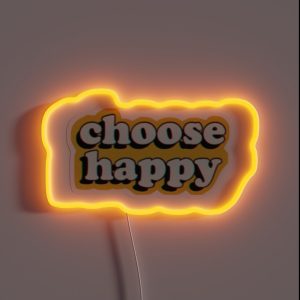 Choose Happy RGB Neon Sign