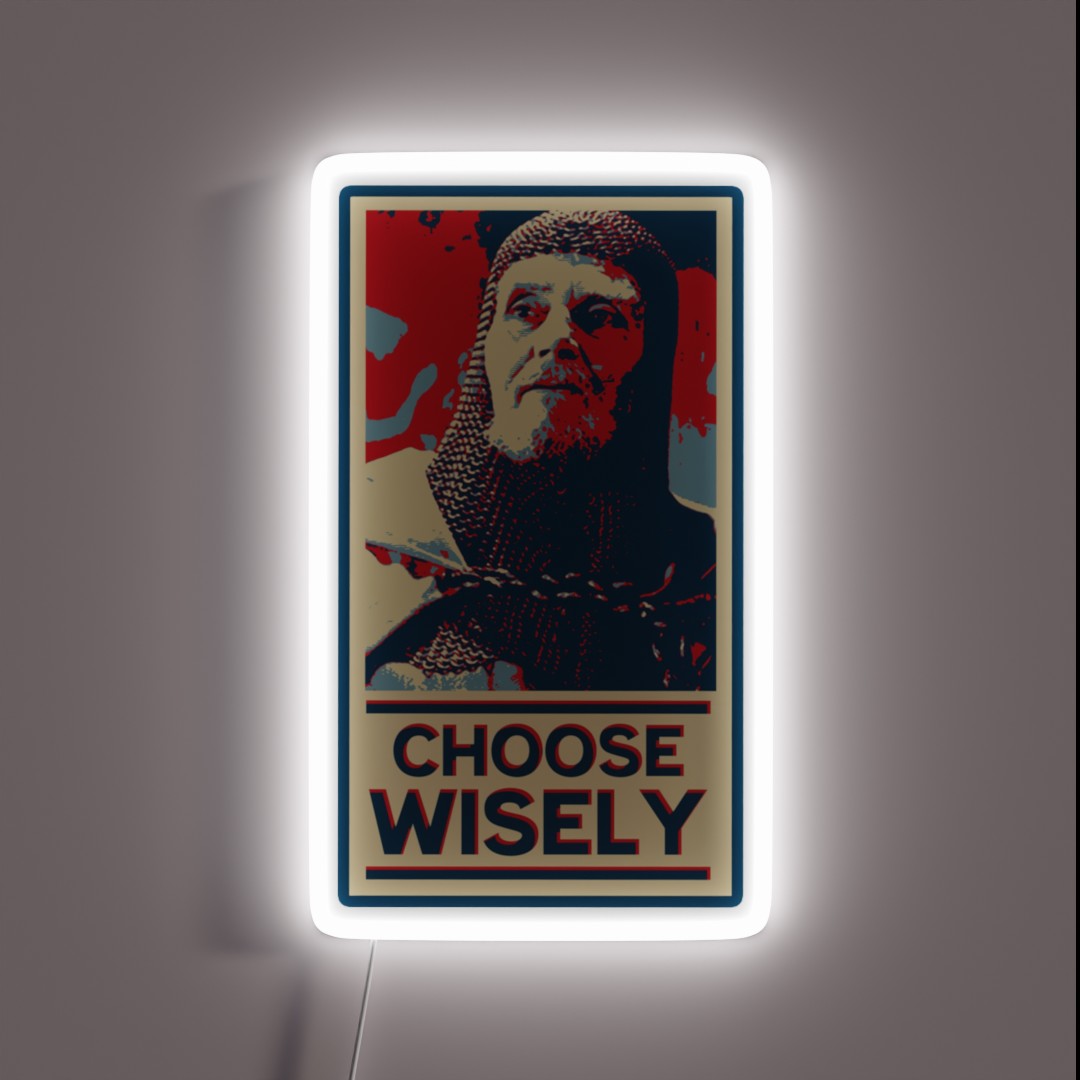 Choose Wisely RGB Neon Sign Choose Wisely RGB Neon Sign