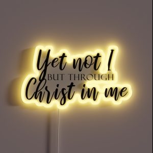 Christ In Me RGB Neon Sign Christ In Me RGB Neon Sign