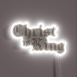 CHRIST IS KING RGB Neon Sign