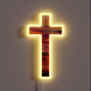Christian Cross RGB Neon Sign