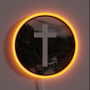 Christian Cross RGB Neon Sign