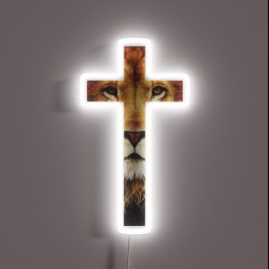 Christian Cross RGB Neon Sign