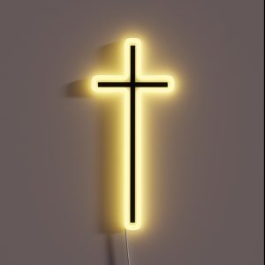 Christian Cross RGB Neon Sign