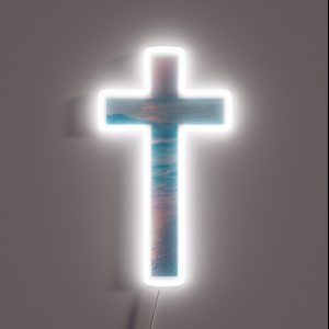 Christian Cross RGB Neon Sign