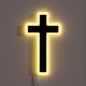 Christian Cross RGB Neon Sign