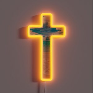 Christian Cross RGB Neon Sign