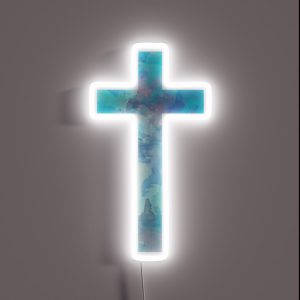 Christian Cross RGB Neon Sign Christian Cross RGB Neon Sign