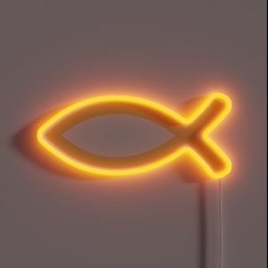 Christian Fish RGB Neon Sign