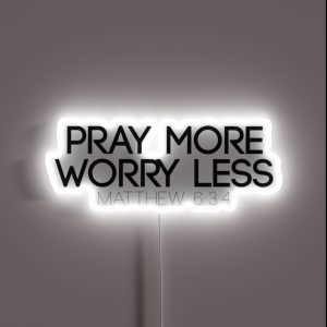 Christian Quote RGB Neon Sign