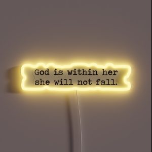 Christian Quote RGB Neon Sign