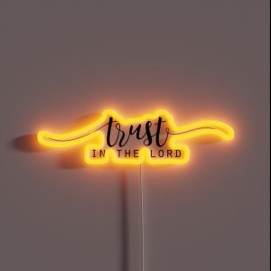 Christian Quote RGB Neon Sign