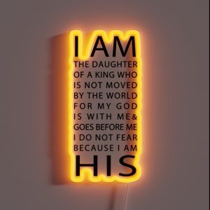 Christian Quote RGB Neon Sign