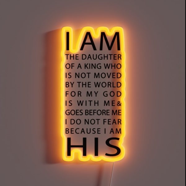 Christian Quote RGB Neon Sign