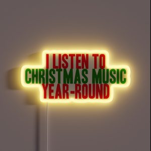 Christmas All Year Long RGB Neon Sign