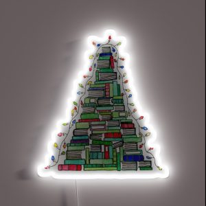 Christmas Book Tree 2017 RGB Neon Sign