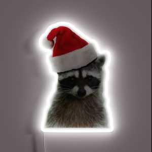 Christmas Raccoon RGB Neon Sign