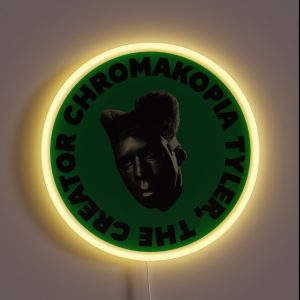 Chromakopia Badge Tyler The Creator RGB Neon Sign