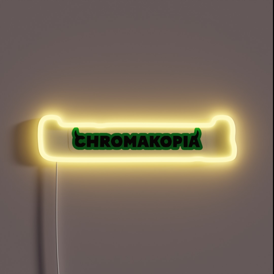 Chromakopia Tyler The Creator RGB Neon Sign Chromakopia Tyler The Creator RGB Neon Sign