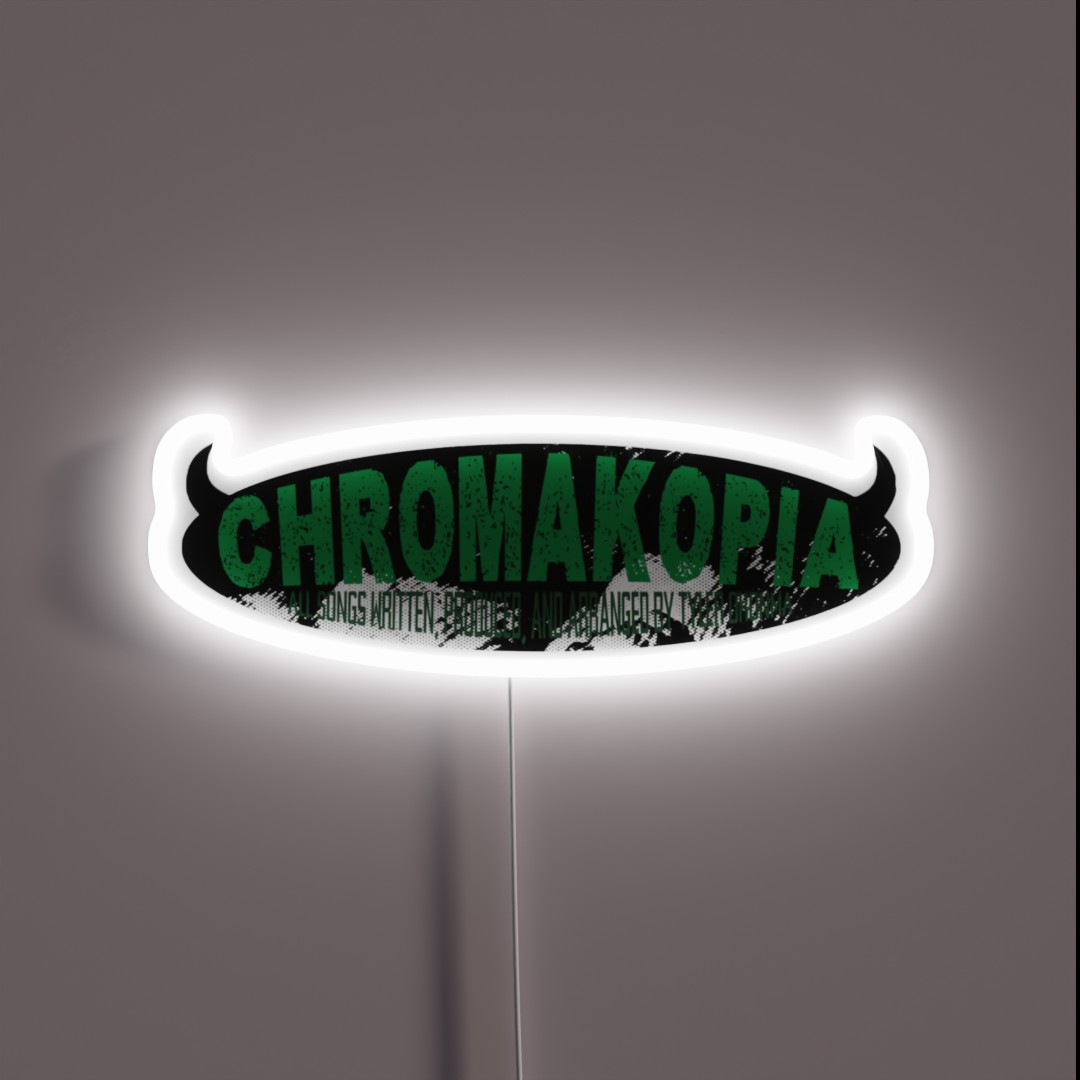 Chromakopia Tyler The Creator RGB Neon Sign Chromakopia Tyler The Creator RGB Neon Sign