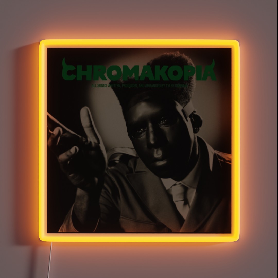 Chromakopia Tyler The Creator RGB Neon Sign Chromakopia Tyler The Creator RGB Neon Sign