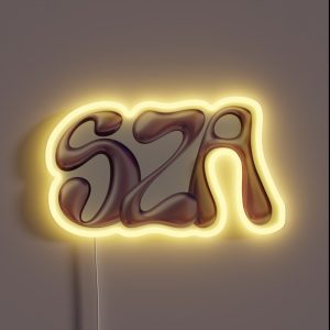 Chrome Y2K SZA RGB Neon Sign Chrome Y2K SZA RGB Neon Sign