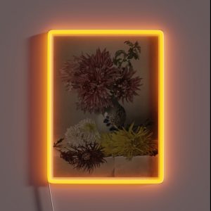 Chrysanthemum And Vase RGB Neon Sign Chrysanthemum And Vase RGB Neon Sign