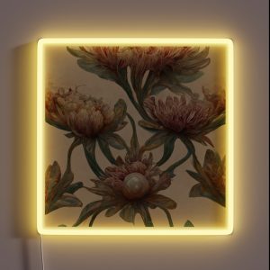 Chrysanthemum Flowers RGB Neon Sign Chrysanthemum Flowers RGB Neon Sign