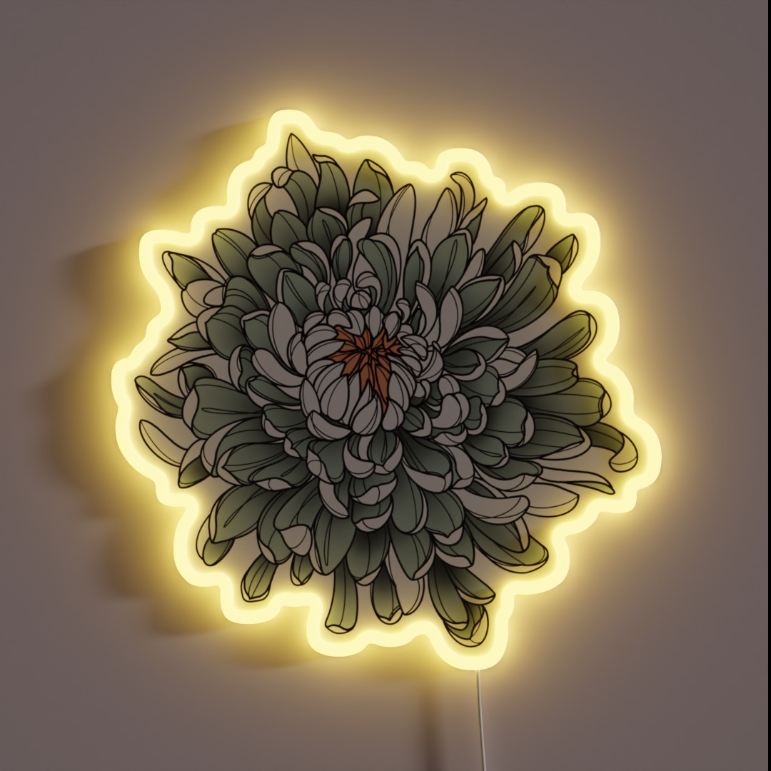 Chrysanthemum RGB Neon Sign Chrysanthemum RGB Neon Sign
