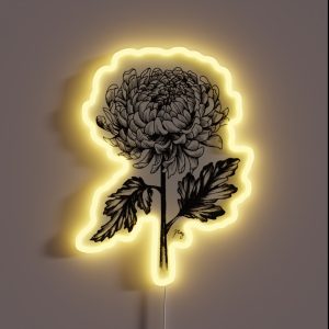 Chrysanthemum RGB Neon Sign