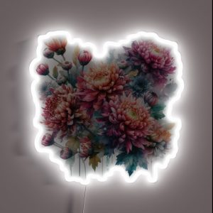 Chrysanthemum RGB Neon Sign