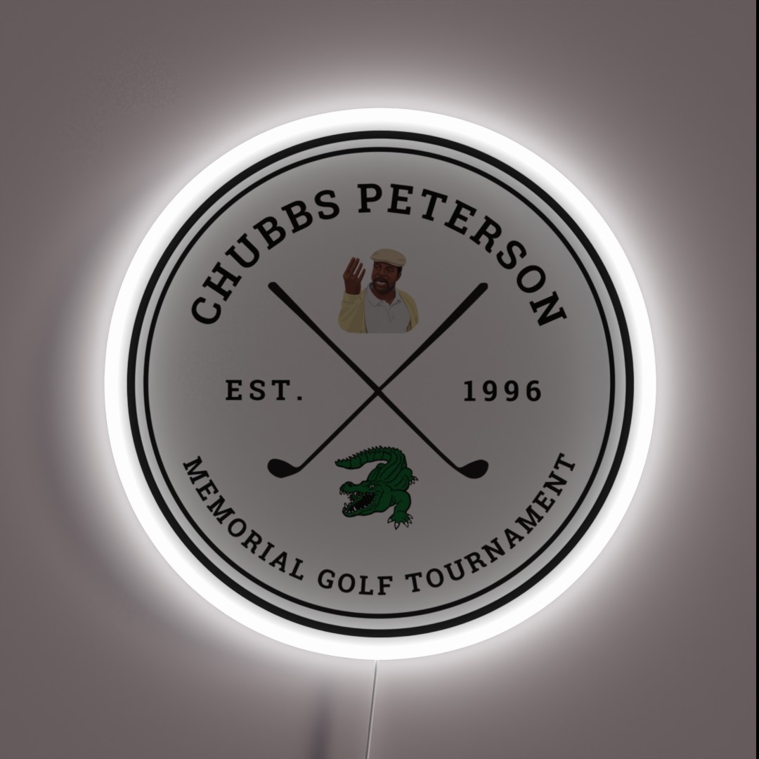 Chubbs Peterson Memorial Golf Tournament Est RGB Neon Sign Chubbs Peterson Memorial Golf Tournament Est RGB Neon Sign