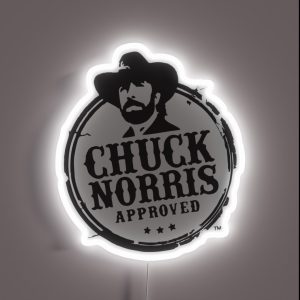 Chuck Norris RGB Neon Sign