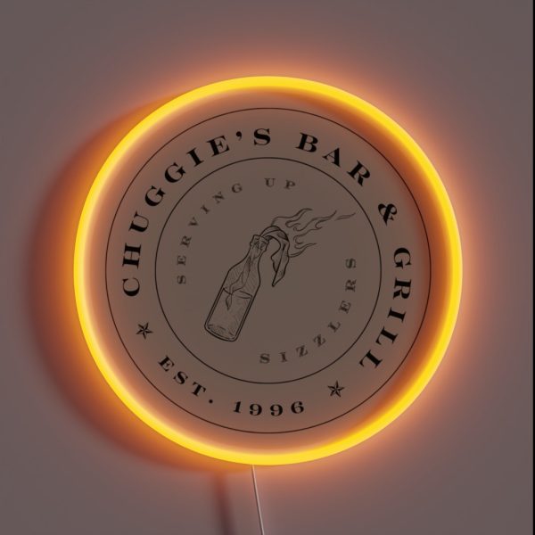 Chuggie S Bar And Grill RGB Neon Sign