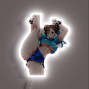 Chun Li Split RGB Neon Sign