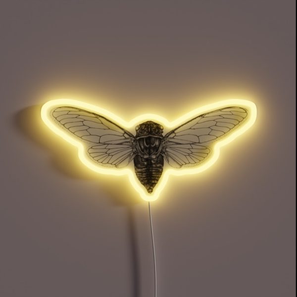 Cicada RGB Neon Sign