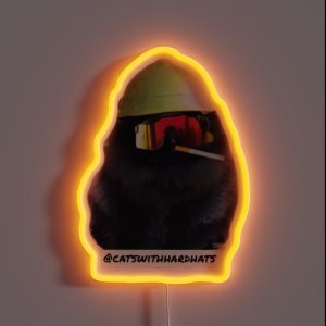 Cig Cat RGB Neon Sign