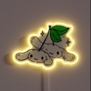 Cinnamo Roll Cherry RGB Neon Sign