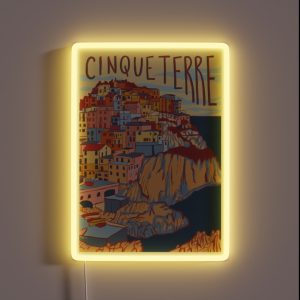 Cinque Terre Italy RGB Neon Sign