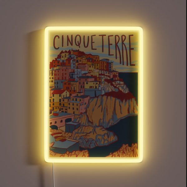 Cinque Terre Italy RGB Neon Sign