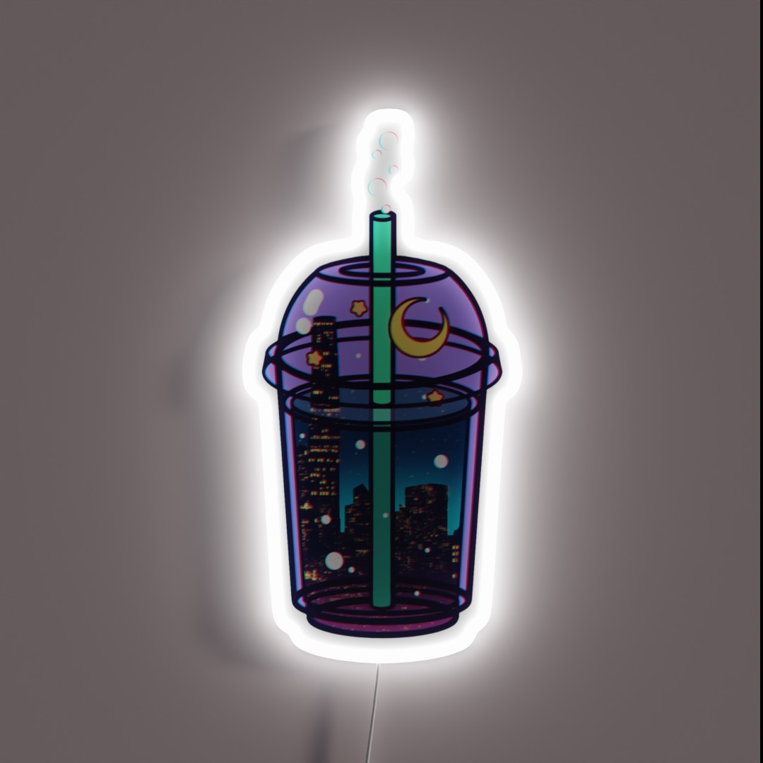 City Beverage RGB Neon Sign City Beverage RGB Neon Sign