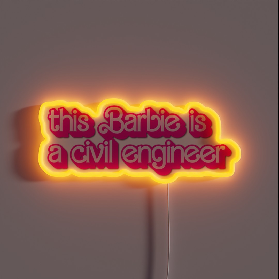Civil Engineer RGB Neon Sign Civil Engineer RGB Neon Sign