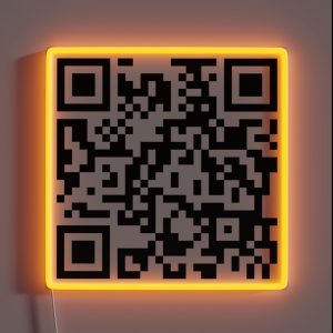 Civilisation Theme Song Baba Yetu QR Code RGB Neon Sign