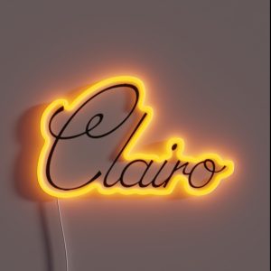 Clairo Logo RGB Neon Sign Clairo Logo RGB Neon Sign