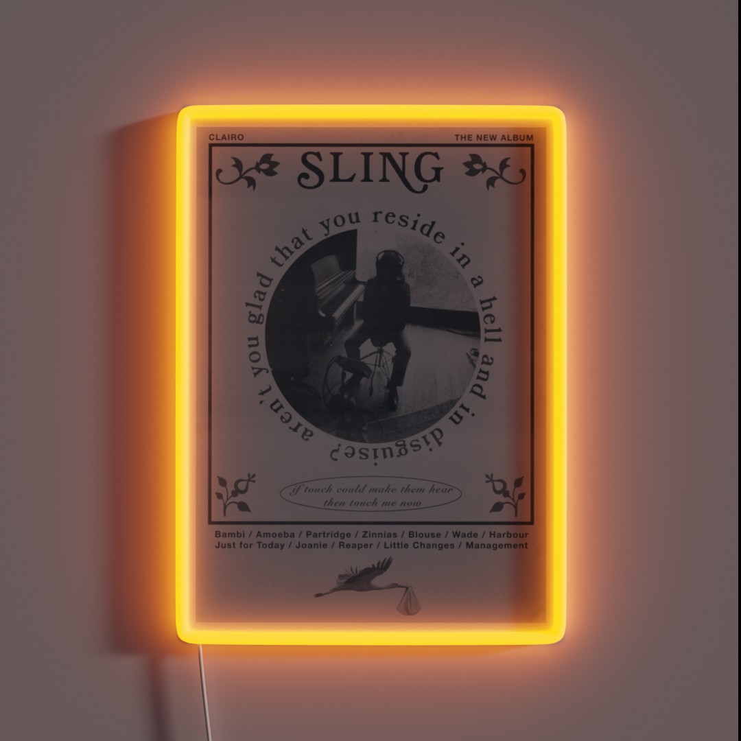 Clairo Sling RGB Neon Sign Clairo Sling RGB Neon Sign